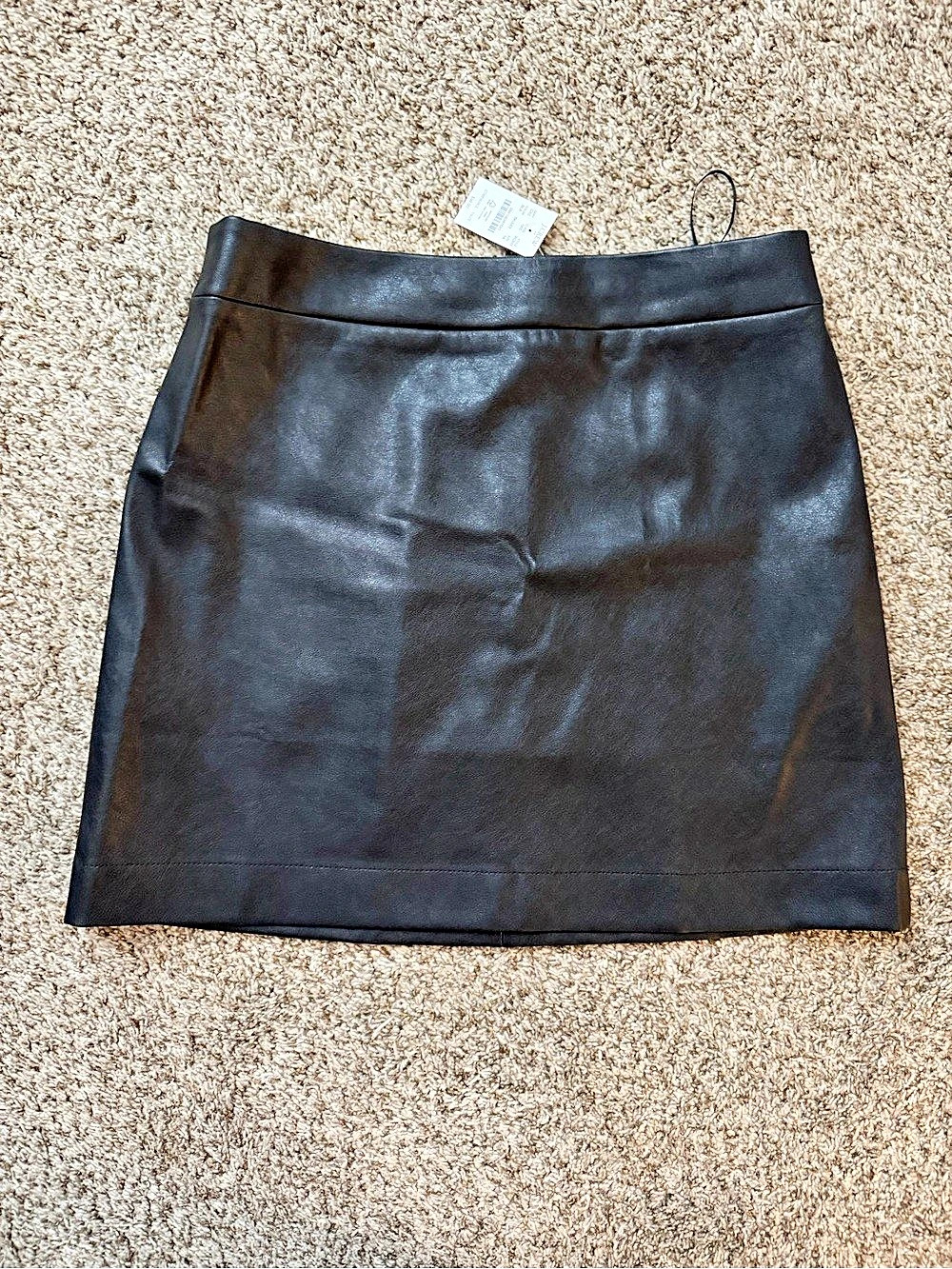 J.Crew Faux-Leather Mini Skirt - New w/tags